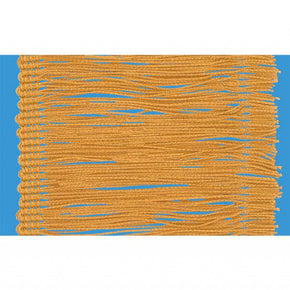 Antique Gold 4" Rayon Chainette Fringe