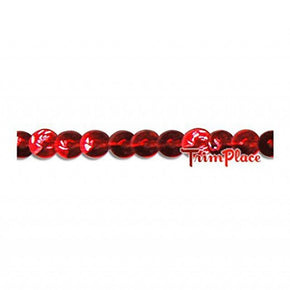 RED 4MM 3/16 INCH MINI SEQUIN