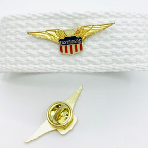 Easyriders with Flag & Eagle Lapel Pin