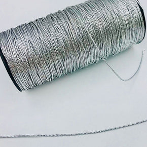 Trimplace Silver 1mm Braided Mini Cord