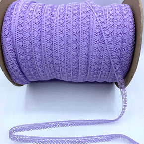 Lilac 7/16" Fine Baby Lace
