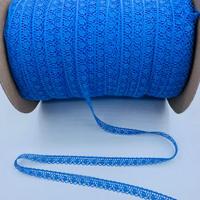 Med Blue 7/16" Fine Baby Lace