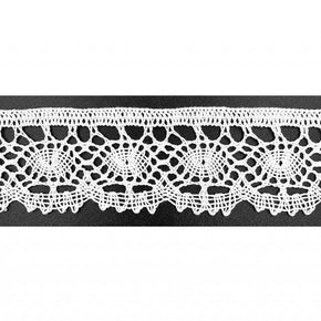 White 1 3/8" Vintage Classic Cluny Lace