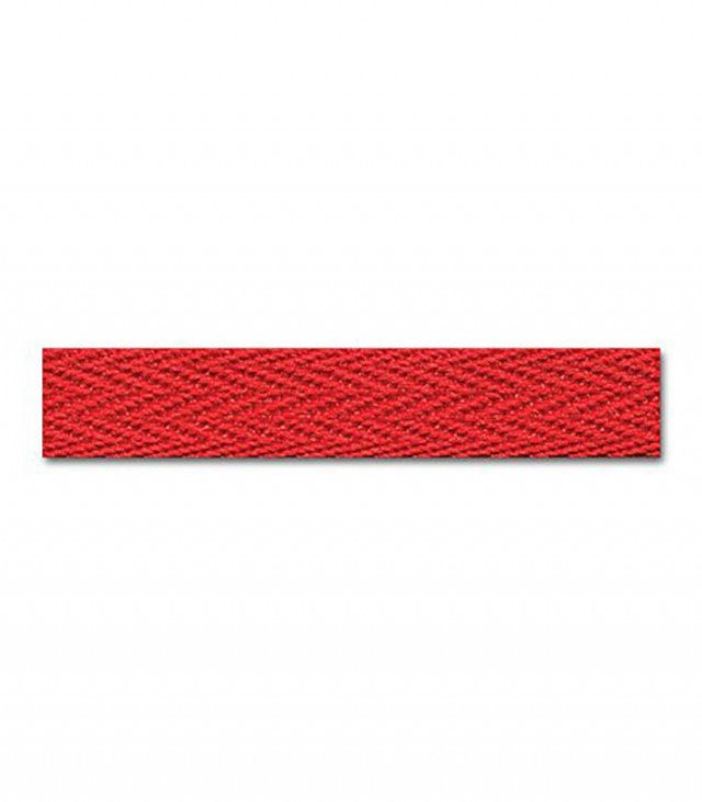 Red 3/8 Inch Cotton Twill Tape