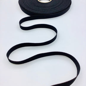 Black 3/8" 100% Polyester Twill Tape