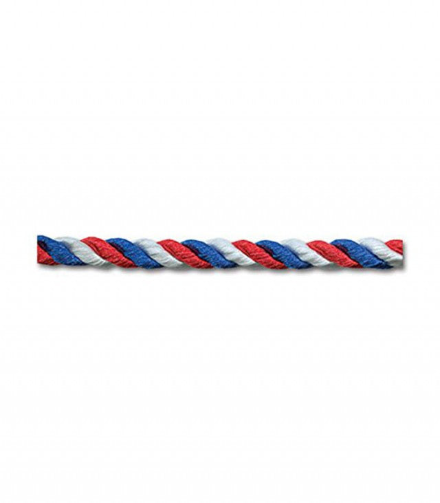 RED/WHITE/BLUE 4MM TWIST CORD - Trimplace LLC