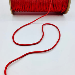 RED  3/16" RAYON BOLO CORD