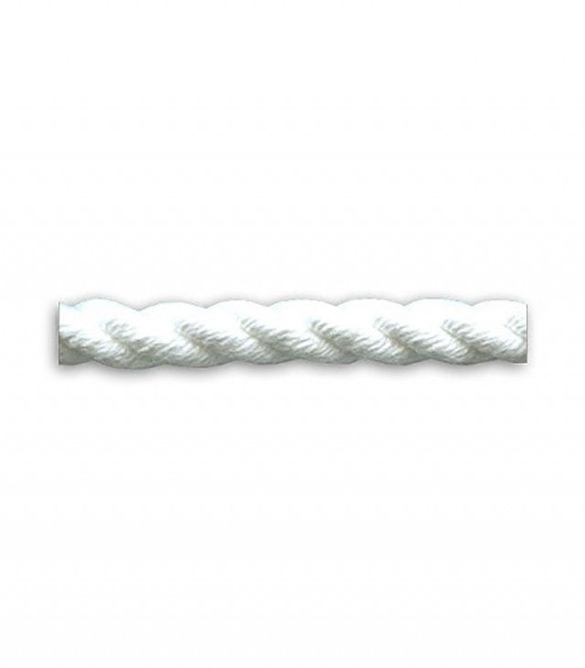 WHITE 6MM (1/4) COTTON ROPE