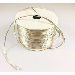 Trimplace (Beige) Petite Satin Cord Rattail Chinese Knot - 1.5mm