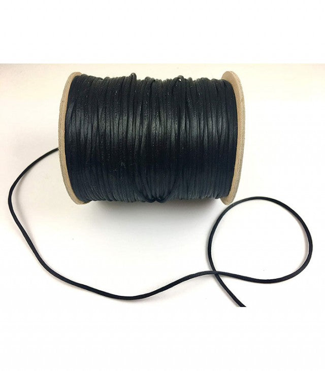 Trimplace(Black) Petite Satin Cord Rattail Chinese Knot - 1.5mm - Trimplace  LLC
