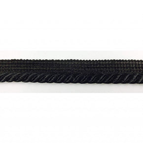 Trimplace 3/4" Black Twist Cord with 1/2" Lip