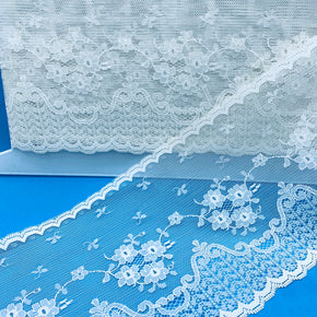 Winter White 5-1/2" Vintage Lace - 5 Yards