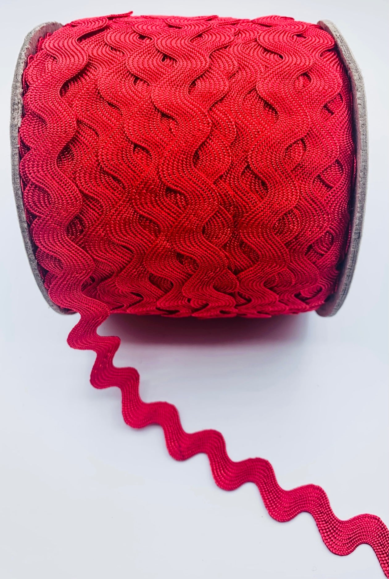 Rayon Ric Rac Red 5/8