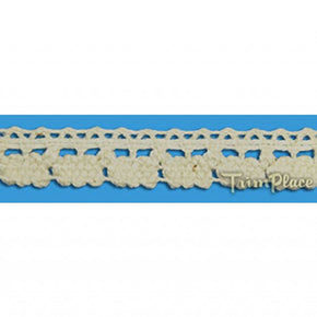 NATURAL 1/2 INCH CLASSIC CLUNY LACE EDGE