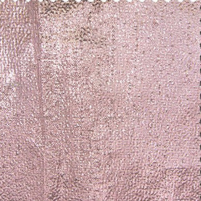Rose Tissue Lamé Fabric