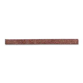 BROWN 1/8 INCH FLAT SUEDE LEATHER